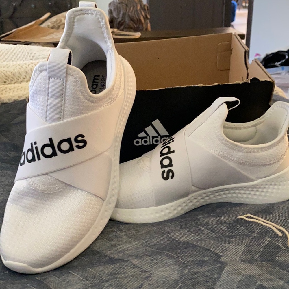 Women’s white Addias